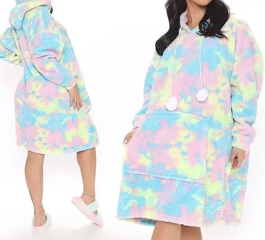 Weekending OVERSIZED hoodie Wearable Blanket tie