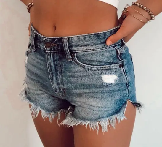 Just USA Dark Wash Jean Shorts