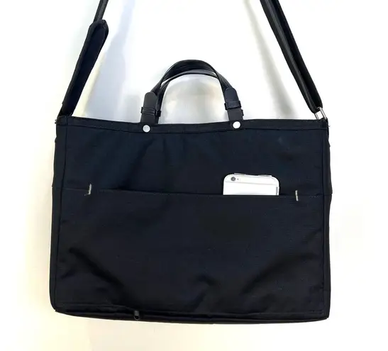 Sherpani Laptop Travel Crossbody Bag Unisex Black Lightweight