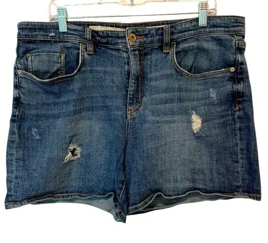 Pilcro and the Letterpress Slim Boyfriend Jeans Lightly Distressed Women Size 32