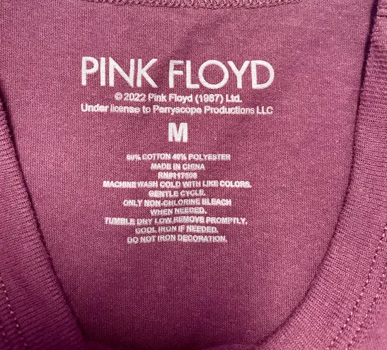 Pink Floyd Band Tee Maroon