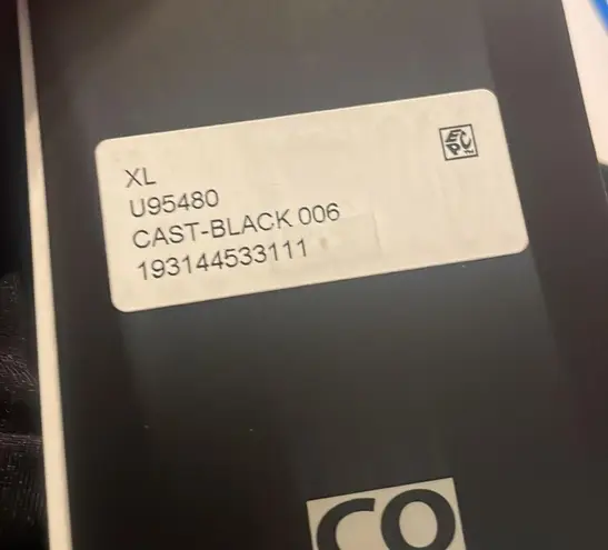 Coco reef Serene Cross Over Bikini Bottom - Classic Solids Black size XL NWT