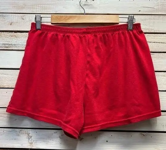 Vintage Tweety Bird Red Lounge Shorts Embroidered Cartoon Y2K Cozy sz S