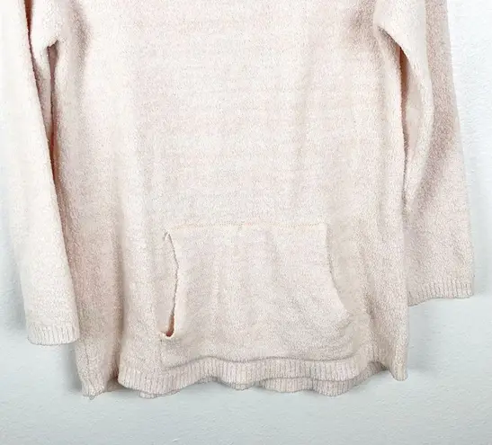 Soft Surroundings Pink Cozy Long Sleeves Fluffy Lounge Top, Size Medium