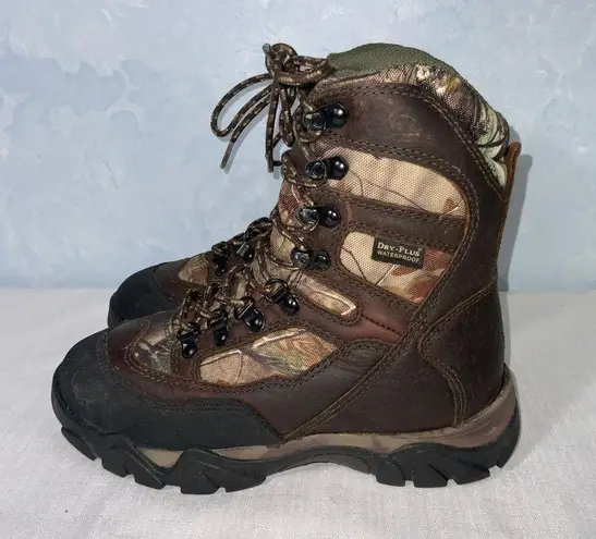 Cabela's 81-3748 Camouflage Leather Thinsulate Ultra Dry Hiking Boots Women’s 6M