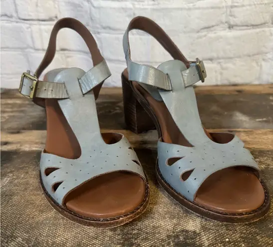 Kork-Ease Blue and Brown Sandals Comfortable Stylish Footwear size 8