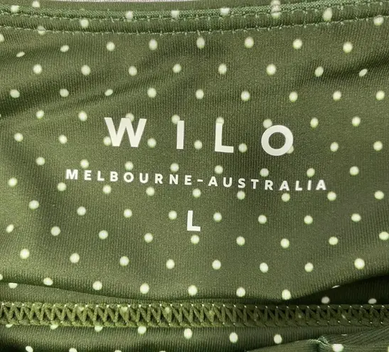 WILO 🆕 Contour Polka Dot Striped Padded Sports Bra/Top🆕