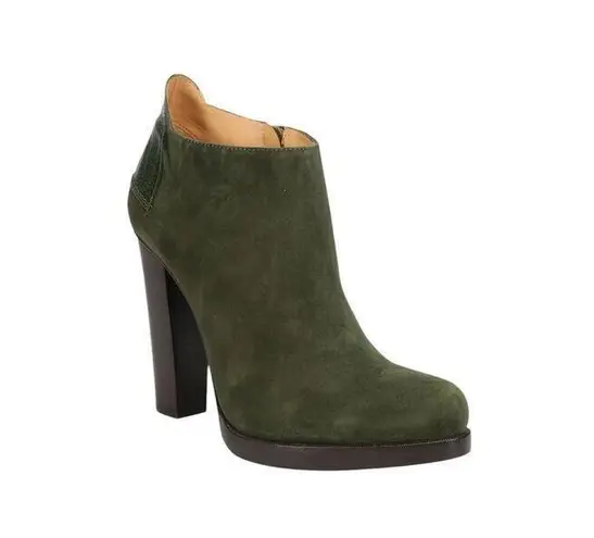 Lucchese New!  Hunter Green Forest Green Booties 8.5