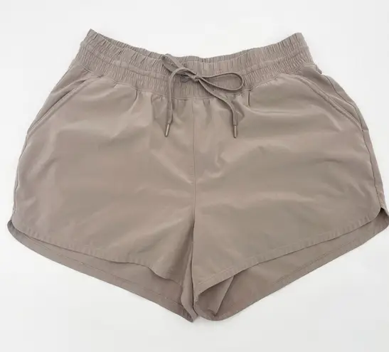 Abercrombie & Fitch YPB Shorts Athletic Women Large Gray Workout Hidden Liner - Image 1