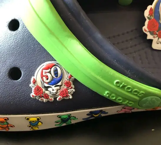 Grateful Dead Crocs 50th Anniversary M9 W11 NWT
