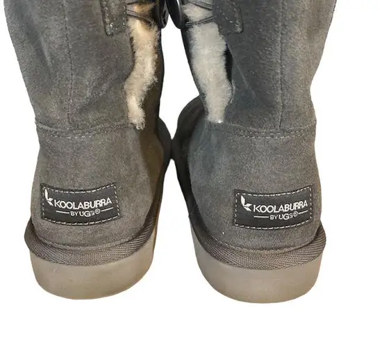 Koolaburra by Ugg Koolaburra UGG Gray Kinslei Tall Button Boots Women Sz 6