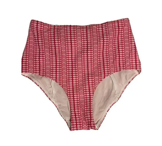Lemlem Lola High Waist Bottom Pink Print sz Small