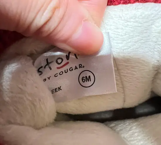 Cougar Storm By Creek Winter Rain Snow Boot in Black/Red Size 6 EUC