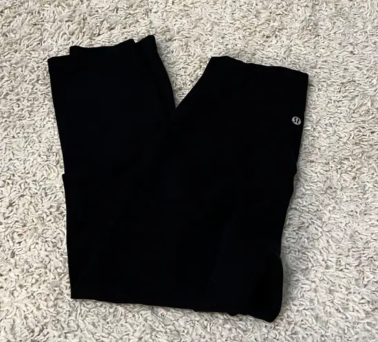 Lululemon Align Crop 21” Black Leggings Size 8