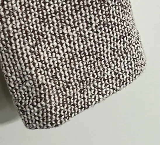 Blu Pepper Women’s  Layered Knit Sweater With Linen Plaid Bottom Size Small - Image 3