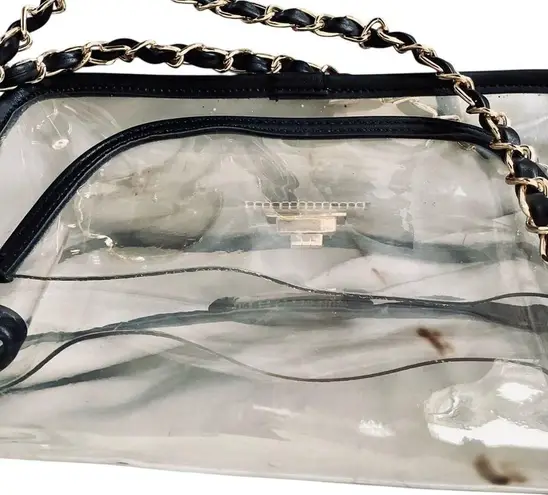 CLEAR CROSSBODY BAG Black