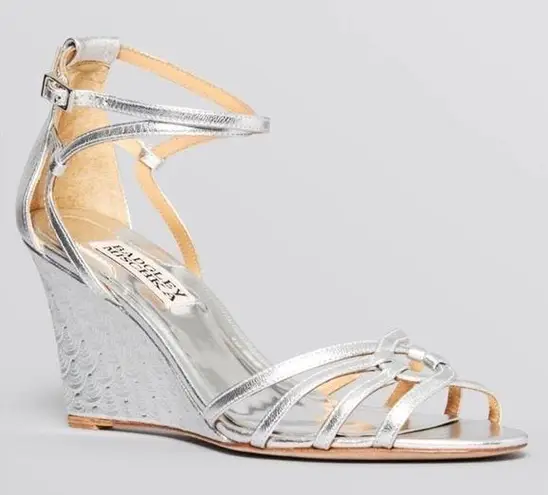 Badgley Mischka Hedy Wedges NWOT