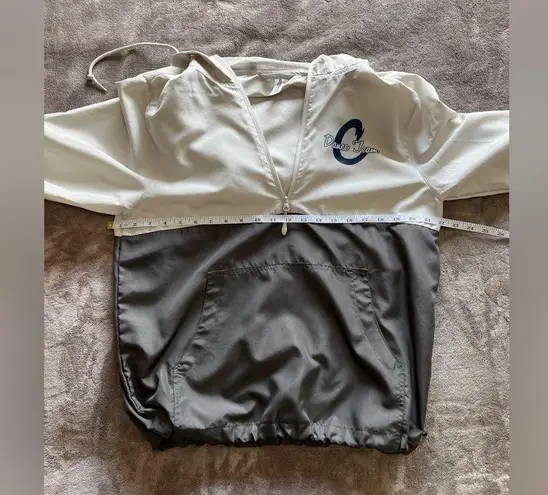 Chanhassen Dance Team Pullover Half Zip Windbreaker Jacket Athlete Sz S EUC Gray