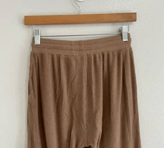 Faherty Roscoe Legend Rib Wide Leg Pants In Brownie XS
