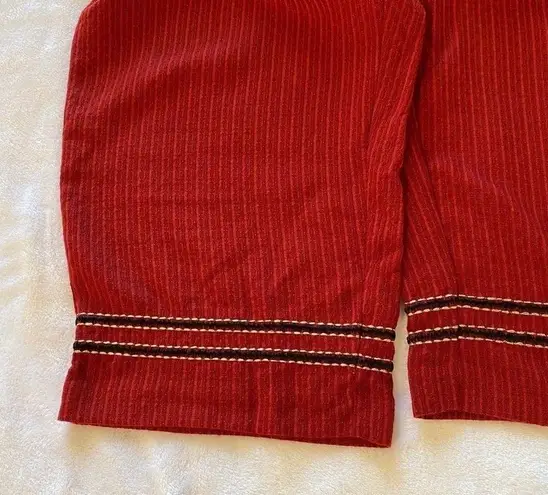 Vintage Napa Valley Cropped Pant Set Red Size S/M