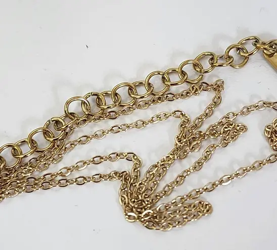 Minimalist 18k Gold Plated Steel Red Crystal Heart Pendant with Chain New