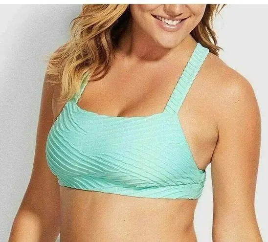 Seafolly NWOT Freshwater Crop Top in Fresh Mint