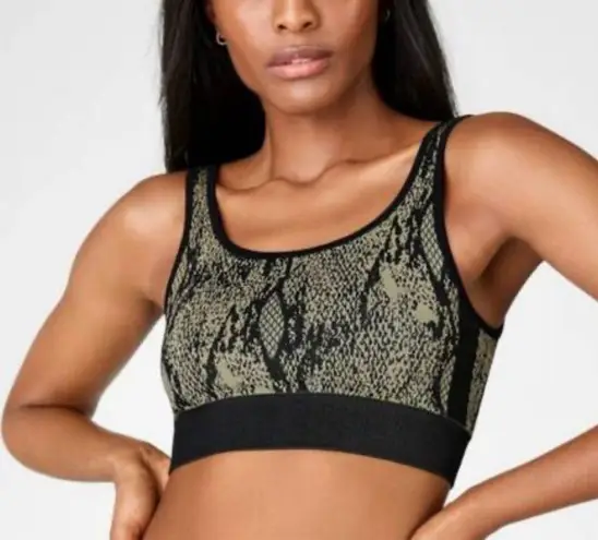 Fabletics Kamila Snakeskin Seamless Bra