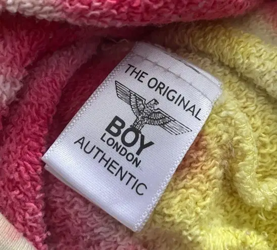 Tie Dye Smiley Crew Neck Sweater by Boy London Yellow Size XS