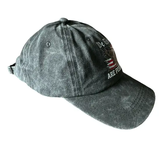 Andrea’s Deals Vintage Washed Distressed USA Flag Baseball Cap - Adjustable Unisex