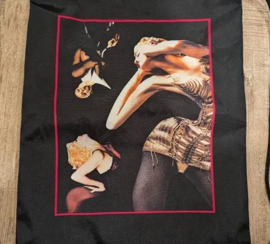 MADONNA CELEBRATION TOUR VIP DRAWSTRING BAG 2024 Black