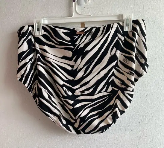 Raisin's Curve Bikini Bottom Meru Costa Swim Bottom in Black Stone Sz 24W NWT