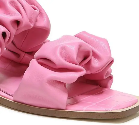 Circus by Sam Edelman NEW  Women's Iggy Ruched Slide Sandals PINK