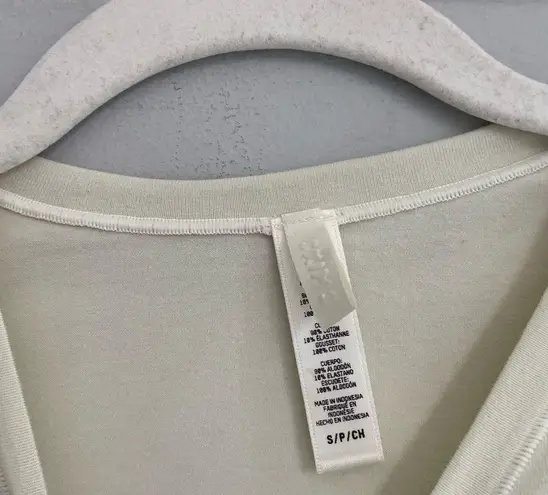 SKIMS Bone Cotton TShirt Bodysuit S