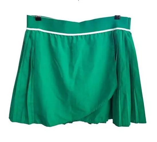 MTA Sport Pleated Green A-Line Tennis Athletic Skort Skirt Women's 1X