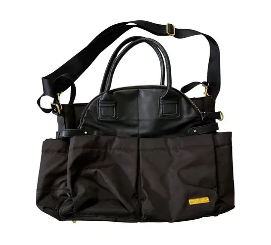 SKIP HOP Multifunction Large Crossbody Shoulder Diaper Bag in Black
