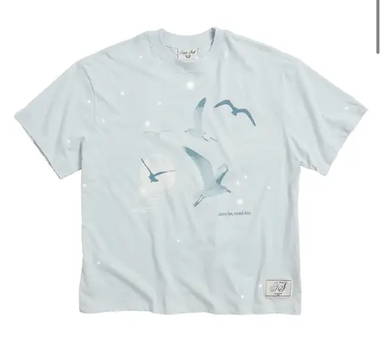 Taylor Swift 1989 Taylor's Version Seagull Boxy T-Shirt Size M