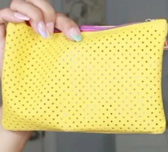 Ipsy LEMON YELLOW GLAM BAG
