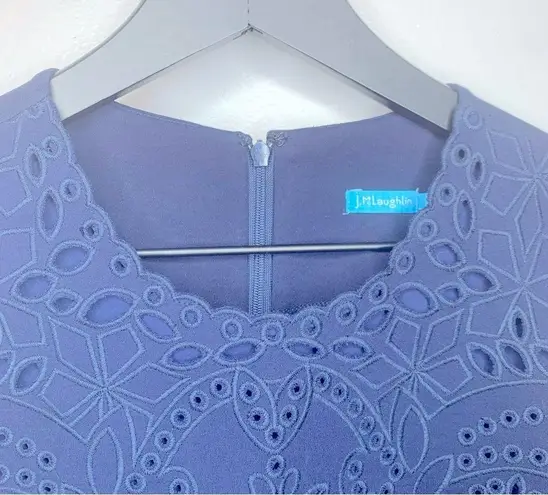 J. McLaughlin Navy Lace Dress Size S