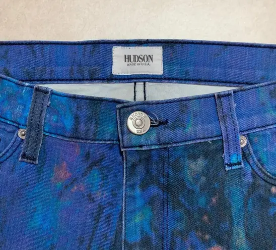 Hudson Jeans Tie-Dye Nico Nebula Midrise Super Skinny Jeans