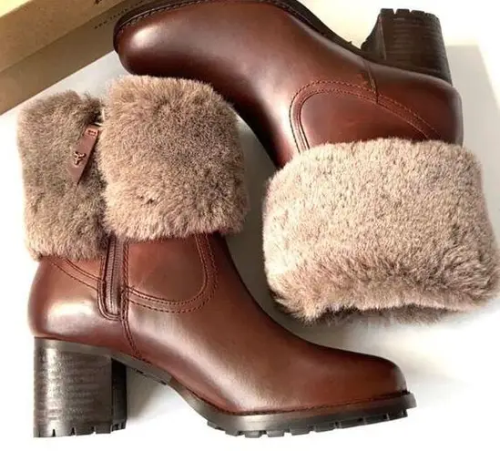 NEW H. S. Trask leather boots Brown Size 7