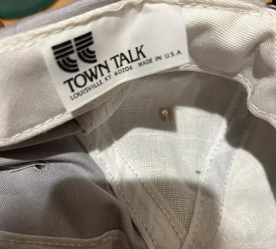 Vintage Auctioneer Rope Leather Adjustable Strap Baseball Hat Cap Louisville USA Gray