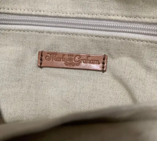 Mark & Graham Brooklyn Buckle Bag in Plum Purple