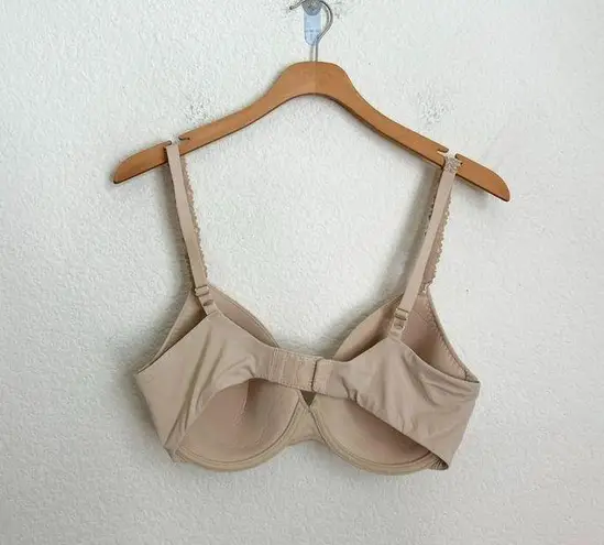 Natori  Pure Luxe Plunge nude T-Shirt Bra size 34DD