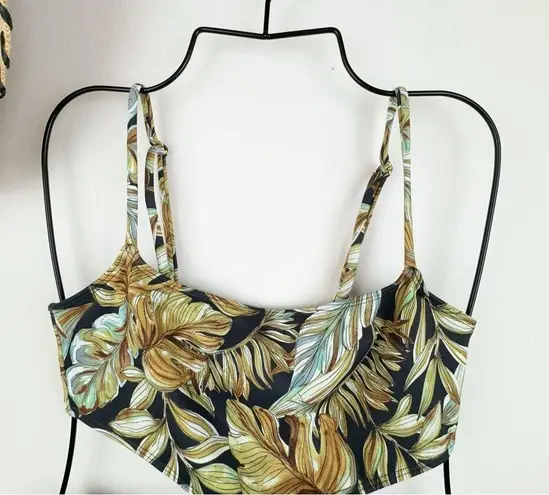 Charlie Holiday Devin One Piece Swimsuit Tropical Palm Swimwear Size Small