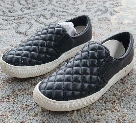 Serra Quilted Slip-On Sneakers Black 9