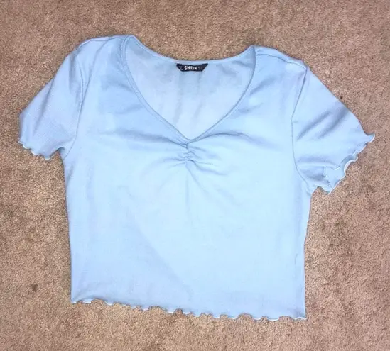 SheIn Never Worn Baby Blue Top