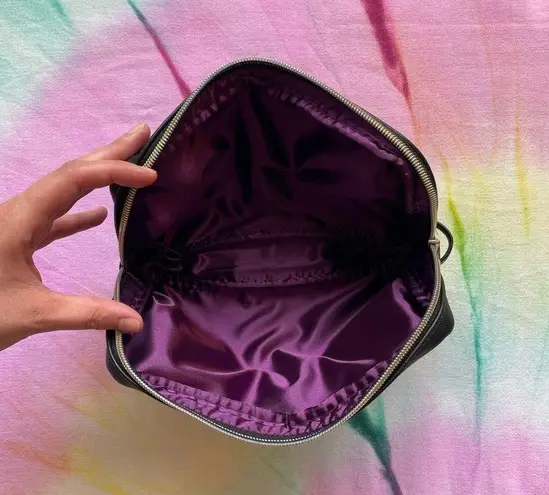 NWT Tarte Black/Purple Makeup Bag Black