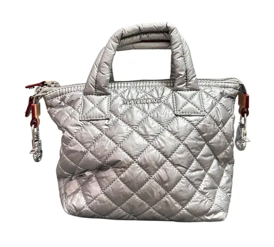 MZ Wallace Silver Quilted