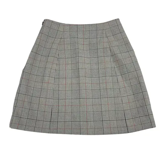 Babaton Aritzia Hopper Modern Check Mini Skirt Sz 0