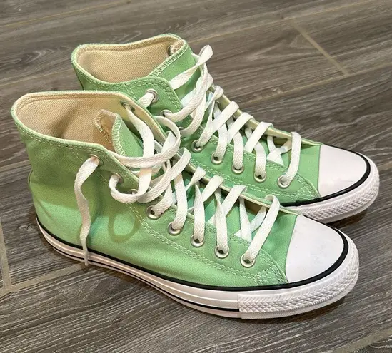 Converse Womens 8.5 mens 6.5 mens mint green  Chuck Taylor all star high tops LN!